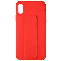 Чехол-накладка EpiK Silicone Case Hand Holder для iPhone XS Max Red