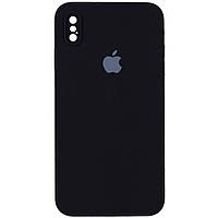 Чехол-накладка EpiK Silicone Case Square Full Camera Protective (AA) для iPhone XS Max Black