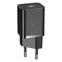 Адаптер живлення для телефона Baseus Super Si Quick Charger Type-C 20W Black (CCSUP-B01)