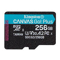 Карта памяти Kingston Canvas Go! Plus SDCG3/256GBSP Black 256GB microSDXC V30