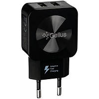 Адаптер питания для телефона Gelius Ultra Prime GU-HC02 Black (2USB 2.1A)