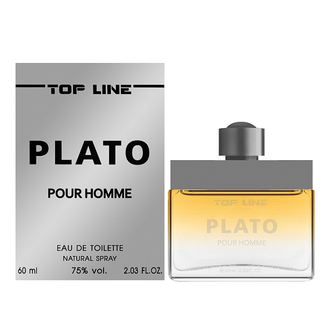 TOP LINE Туалетна вода для чоловіків PLATO, 60 мл