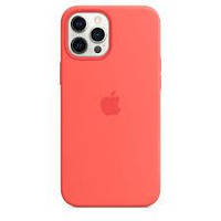 Чехол-накладка Infinity Silicone Case with MagSafe для iPhone 12/12 Pro Pink