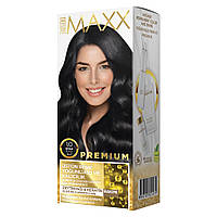 Краска MAXX Deluxe для волос 1.0 Черный 50 мл+50 мл+10 мл