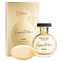 Жіночий парфумерний набір THALIA EDP+мило Lovee Signature 50 мл+100 г