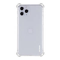 Чехол-накладка GETMAN Ease logo для iPhone 11 Pro Max Transparent усиленные углы