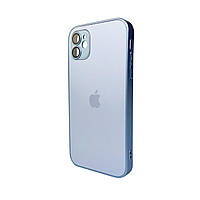 Чохол для смартфона AG Glass Matt Frame Color Logo for Apple iPhone 11 Sierra Blue inc sux