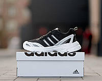 Мужские кроссовки Adidas Response Black White черные легкие спортивные кроссовки адидас весна лето