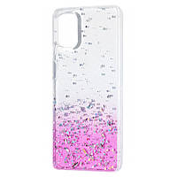 Чехол-накладка WAVE Confetti Case (TPU) для Samsung Galaxy M515 M51 Pink White