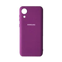 Чехол-накладка Infinity Silicone Case для Samsung Galaxy A032 A03 Core Purple