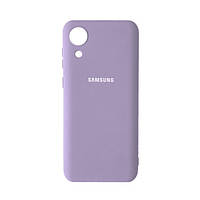 Чехол-накладка Infinity Silicone Case для Samsung Galaxy A032 A03 Core Lilac