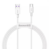 Дата-кабель Baseus Superior Series Fast Charging CATYS-02 1m USB (тато) - USB Type C (тато) White 66W
