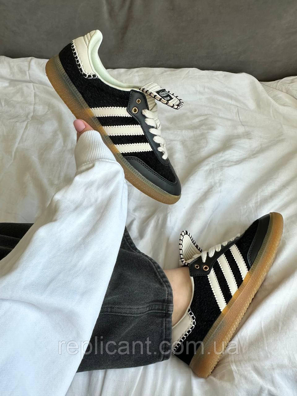 Жіночі Кросівки Adidas Samba Wales Bonner Black/White В'єтнам