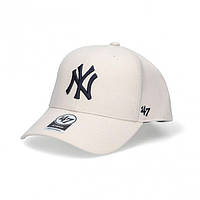 Кепка MVP 47 Brand NY YANKEES BONE WOOL One Size beige/gray B-MVP17WBV-BN