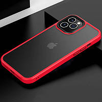 Чехол-накладка EpiK Metal Buttons для iPhone 13 Pro Max Red