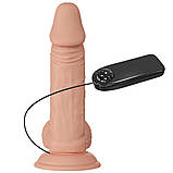 Вібратор Beautiful Encounter Zebulon Vibrator Flesh, фото 7