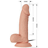 Вібратор Beautiful Encounter Zebulon Vibrator Flesh, фото 10