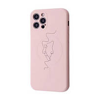 Чехол-накладка WAVE Minimal Art Case для iPhone 12 Pro Pink