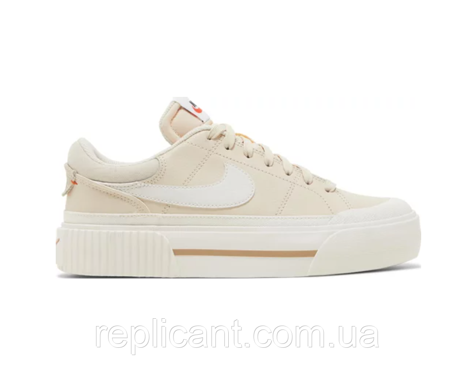 Жіночі Кросівки Nike Wmns Court Legacy Lift 'Pearl White' В'єтнам