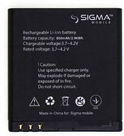 Акумулятор до телефону (запчастини) Sigma Comfort 50 Shell DUO Menol 800 mah Original