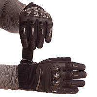 Мотоперчатки кожаные NERVE KQ1039 размер M Черный PT1138