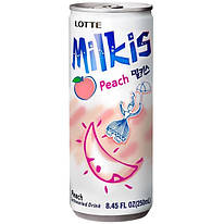 Напій сильногазований Peach  Milkis LOTTE 250 мл