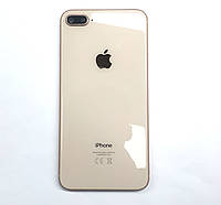 Задня кришка Apple iPhone 8 Plus (велики виріз під камеру) Gold (БУ)