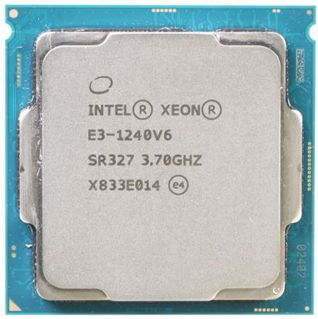 Intel Xeon E3-1240 v6 SR327 3.70GHz 8MB LGA1151 72W 7 gen Kaby Lake бв, фото 1