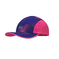 Кепка Buff Run Cap optical pink One Size Синий