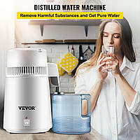 Дистилятор для питної води VEVOR, 750 Вт дистилятор для води 1,2-2 л/год дистилятор для води 29 x 29 x 39 см,