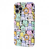 Чехол-накладка WAVE NEON X LUXO Cute Series для iPhone 11 Picture animals