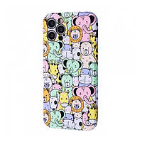 Чехол-накладка WAVE NEON X LUXO Cute Series для iPhone 12 Picture animals