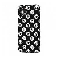 Чехол-накладка WAVE NEON X LUXO Cute Series для iPhone 12 Picture bulldog black