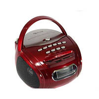 Бумбокс колонка караоке часы MP3 Golon RX 686Q Red