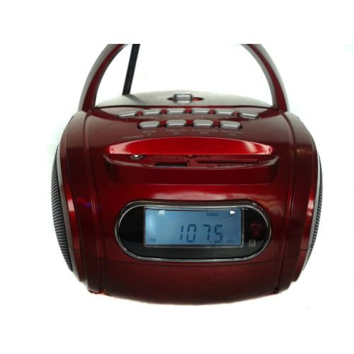 Бумбокс колонка караоке часы MP3 Golon RX 686Q Red - фото 2 - id-p2183268029