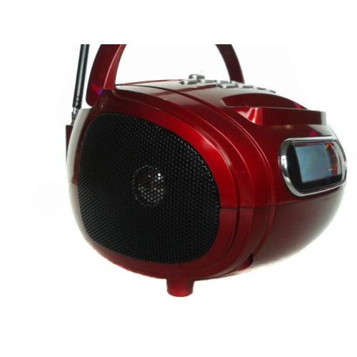 Бумбокс колонка караоке часы MP3 Golon RX 686Q Red - фото 4 - id-p2183268029