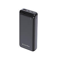 Внешний портативный аккумулятор ColorWay Slim 20000mAh Black 22.5W