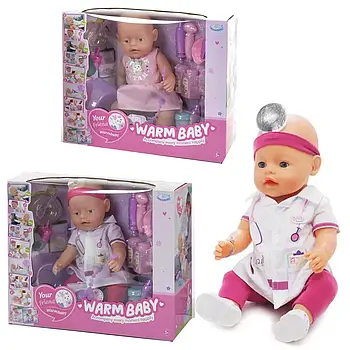 Пупс функціональний «Набір лікаря» 2 види аксесуари WZJ 054