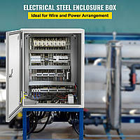 Сталева електрична коробка VEVOR, електричний корпус, 20 x 16 x 10 дюймів, вуглецева сталь, IP65