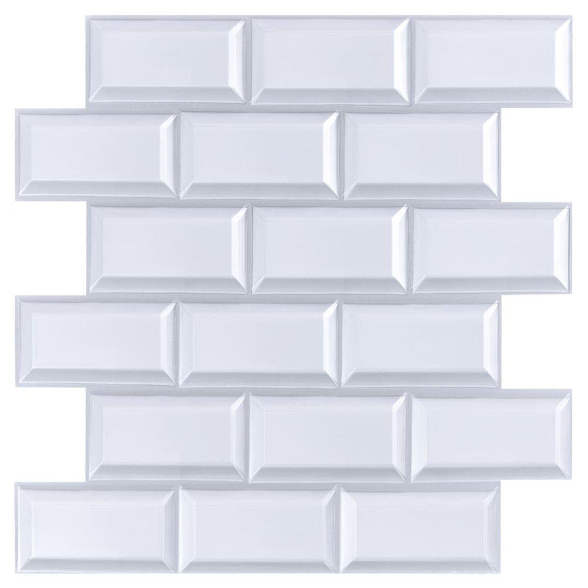 Плитка ПВХ декоративна на самоклейці 300х300х5мм цегла