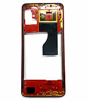 Средняя часть  Samsung A515 Galaxy A51 с NFC и компонентами Red (Оригинал с разборки) (БУ)