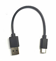 Кабель USB Type-C для наушников Haylou T17 Black (Оригинал с разборки) (БУ)