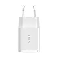 Адаптер питания для телефона Baseus Compact CCXJ010202 White 2 x USB 10.5W 2.1A