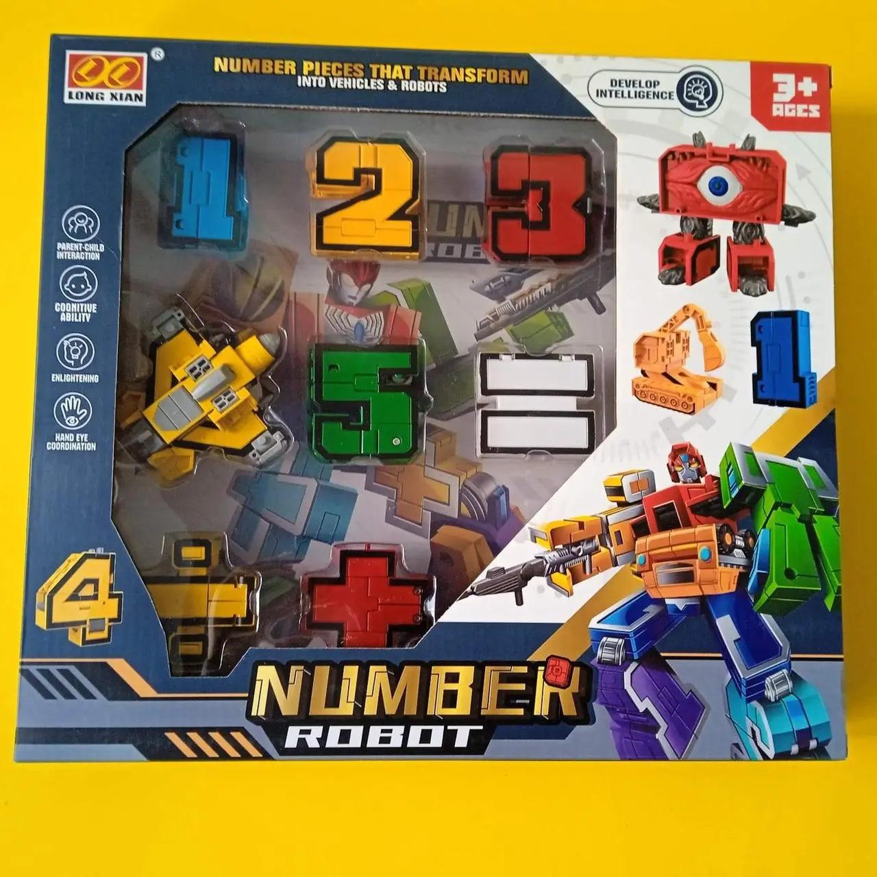 Цифри-трансформери | математика робот-трансформер | lingvo zoo ...