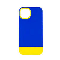 Чехол-накладка EpiK Bichromatic для iPhone 13 Pro Max Blue Yellow