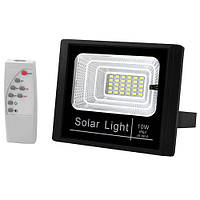 Светодиодный LED прожектор с солнечной панелью и пультом LAMP JD-8810 10W SMD