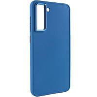 Чехол-накладка EpiK Bonbon Metal Style для Samsung Galaxy S21 FE Blue