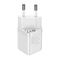 Адаптер живлення для телефона Baseus GaN3 Fast Charger 1C White 30W (CCGN010102)