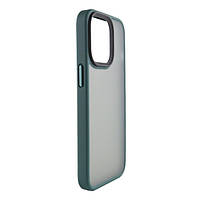 Чехол-накладка EpiK Metal Buttons для iPhone 14 Plus Green (6,7")