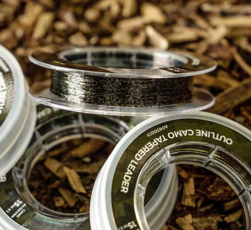 Шок-лідер конічний AVID CARP OUTLINE CAMO TAPERED LEADER 0.31х 0.57MM 12LB